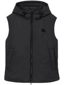 Burberry gilet Portelet à design matelassé - Noir