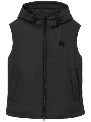 Burberry gilet Portelet à design matelassé - Noir