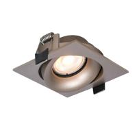 Artdelight Inbouwspot Alice vierkant 9 cm GU10 champagne
