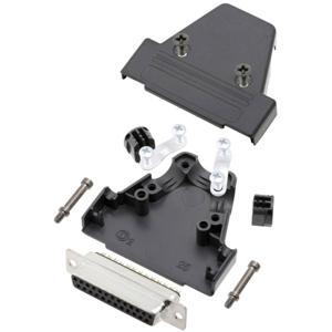 TRU COMPONENTS TCTRIP25DMSK 7709928 D-sub female connectorset 180 ° Aantal polen: 25 Soldeerkelk 1 stuk(s)