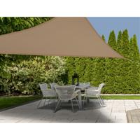 Schaduwdoek - driehoek - zandkleur - 3.6 x 3.6 x 3.6 meter - zonwering - zonnedoek