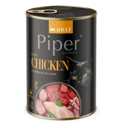 DOLINA NOTECI Piper Sterilised with chicken - nat kattenvoer - 400g