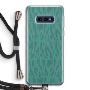Swirls: Samsung Galaxy S10e Transparant Hoesje met koord