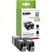 KMP Inktcartridge vervangt Canon PGI-550BK XL Compatibel 2-pack Zwart C89D 1518,0021 - thumbnail