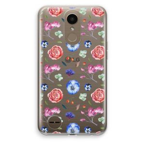 Bloemetjes: LG K10 (2017) Transparant Hoesje