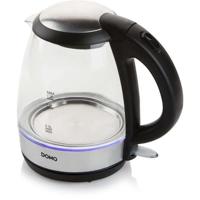 Glazen waterkoker - DOMO - DO9218WK - 2200 W - 1,2 L - 360° voet - Glazen karaf