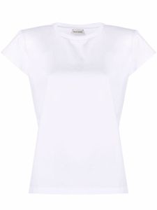 Magda Butrym t-shirt à épaulettes - Blanc