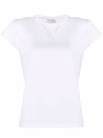 Magda Butrym t-shirt à épaulettes - Blanc