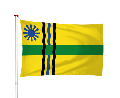 Vlag Broeksterwoude - Broeksterwald (fr)