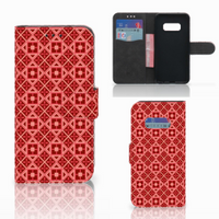 Samsung Galaxy S10e Telefoon Hoesje Batik Rood