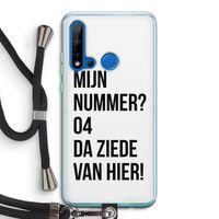 Da ziede van hier: Huawei P20 Lite (2019) Transparant Hoesje met koord