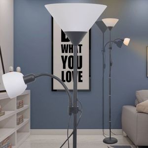 Vloerlamp zwart