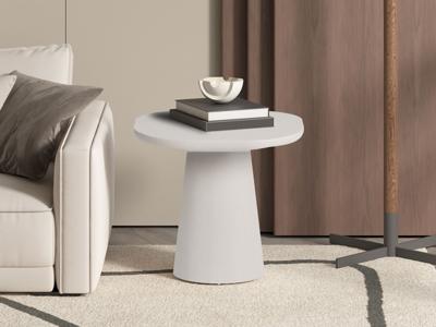 Salontafel TAVIR 55 cm cement wit