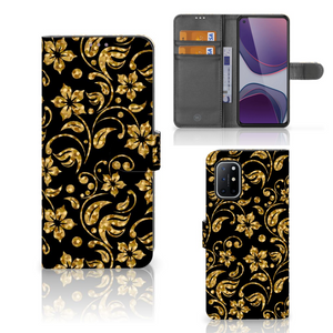 OnePlus 8T Hoesje Gouden Bloemen