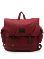 Ralph Lauren RRL sac à dos Falcon à liseré en cuir - Rouge