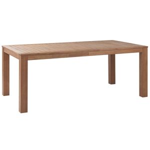 Beliani MONSANO - Eettafel-Lichte houtkleur-Eucalyptushout