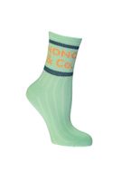 NoNo Meisjes sokken sportief - Rosy - Cream mint - thumbnail
