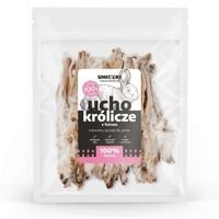 UNISZKI Konijnenoor met vacht - traktatie voor honden - 20 stuks