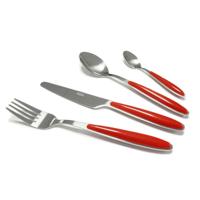 Bestek Pradel essentiel Colorfull Rood Metaal 20 Onderdelen
