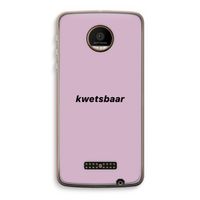 kwetsbaar: Motorola Moto Z Force Transparant Hoesje
