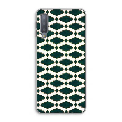 Moroccan tiles: Samsung Galaxy A7 (2018) Transparant Hoesje