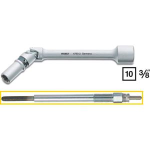 Hazet HAZET 4760-2 Bougiesleutel Uitvoering 3/8 (10 mm) 142 mm 1 stuk(s)