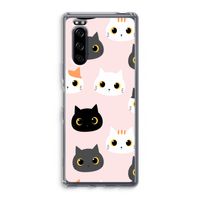 Katten: Sony Xperia 5 Transparant Hoesje
