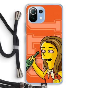 Jamie Lee Simpson: Xiaomi Mi 11 Lite Transparant Hoesje met koord