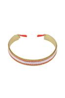Zusss Armband Streep Goud Multikleur