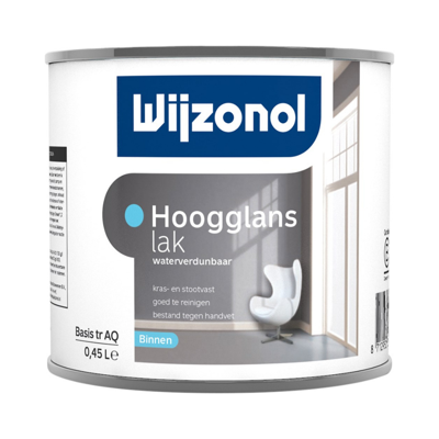 Wijzonol Hoogglanslak Waterverdunbaar - 500ml