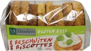 Damhert Beschuit glutenvrij (120 gr)
