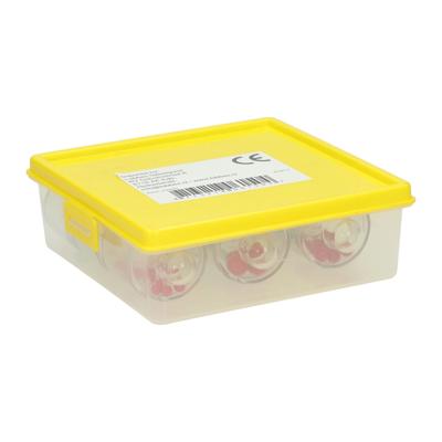 Geluids- en Sorteerblokken met Kralen in 3 Maten - 9dlg
