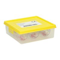 Geluids- en Sorteerblokken met Kralen in 3 Maten - 9dlg Geluids- en Sorteerblokken met Kralen in 3 Maten - 9dlg