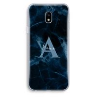 Midnight Marble: Samsung Galaxy J3 (2017) Transparant Hoesje