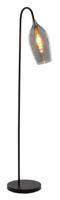 Light & Living Vloerlamp 'Lukaro' 160cm hoog, kleur Smoke/Antiek Brons