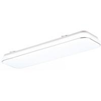 LED Plafondlamp 28W - Dimbaar Natuurlijk Wit 4000K - Rechthoekig Kunststof