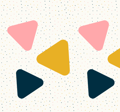 Behang geometrisch Driehook Patroon