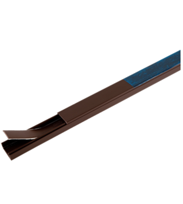 Canalit Leidingkoker kabelgoot 930030 25X13 bruin Systeem 25 1M