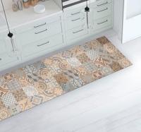 Cementine arancioni vinyl tapijt mozaïek