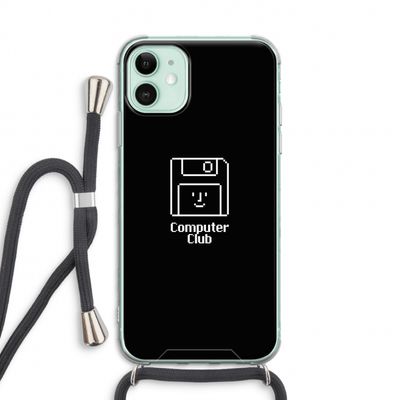 Hello: iPhone 11 Transparant Hoesje met koord