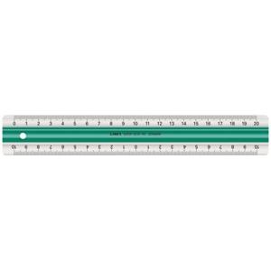 Linex antislip liniaal 20 cm groen/transparant