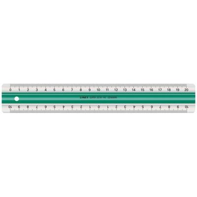 Linex antislip liniaal 20 cm groen/transparant