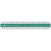 Linex antislip liniaal 20 cm groen/transparant Linex antislip liniaal 20 cm groen/transparant