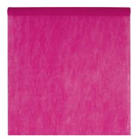 Santex Tafelkleed op rol - polyester - fuchsia roze - 120 cm x 10 m - Feesttafelkleden - thumbnail