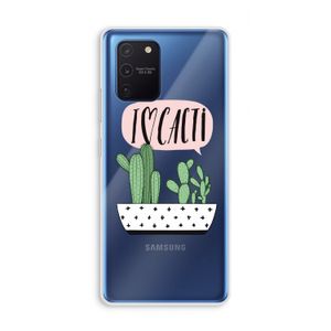 I love cacti: Samsung Galaxy Note 10 Lite Transparant Hoesje