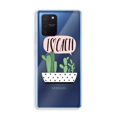 I love cacti: Samsung Galaxy Note 10 Lite Transparant Hoesje