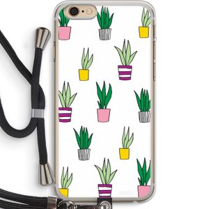 Sanseveria: iPhone 6 PLUS / 6S PLUS Transparant Hoesje met koord