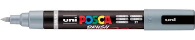 Uni Posca paintmarker PC-5BR, 1 - 4 mm, penseel punt, grijs