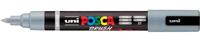 Uni Posca paintmarker PC-5BR, 1 - 4 mm, penseel punt, grijs