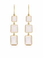 PIPPA SMALL boucles d'oreilles First Frost en or 18ct ornées de pierres